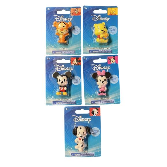 Disney Mickey and Minnie Mouse Tigger Pooh and Pongo Action Figure Lot - Picture 1 of 5